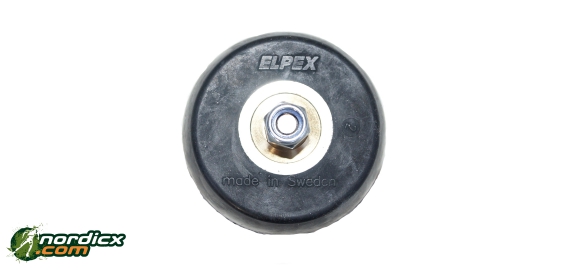 ELPEX Skirollerrad Klassik mit Rücklaufsperre (70x40mm) 