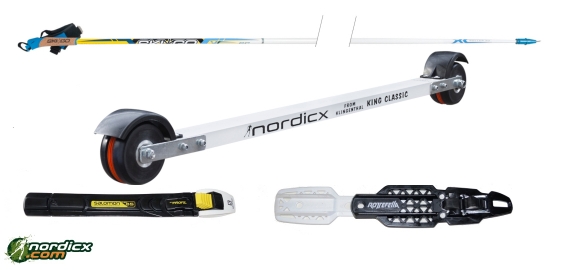 NORDICX Roller Ski Bundle Classic 
