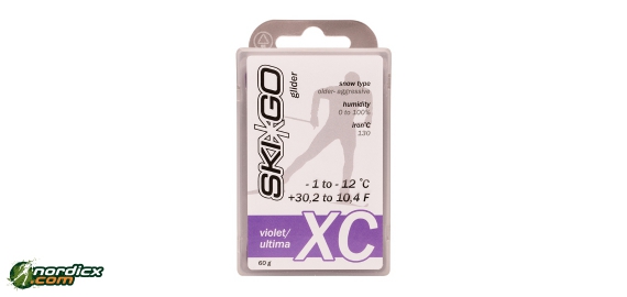 SkiGo XC glide wax violet 