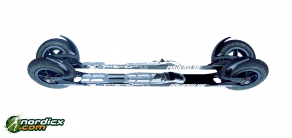 Skirollertest Powerslide X-Plorer mit Bremse und NNN Bindung 