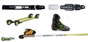 Roller Ski Bundle Marwe Professional (rollerski, boot, bininding & poles) 